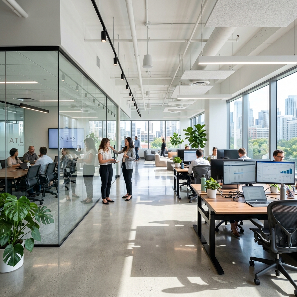 Modern commercial office